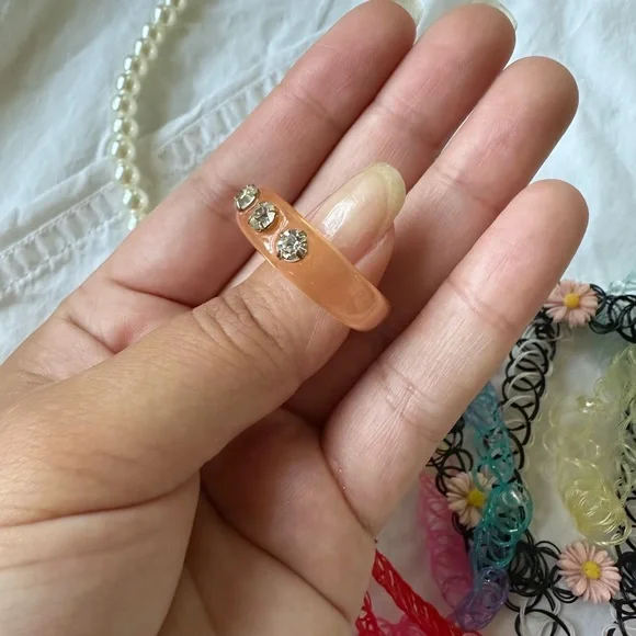 Y2K 90s Costume Jewelry Junk Drawer Lot Tattoo Necklace Butterfly Pin - Picture 2 of 4